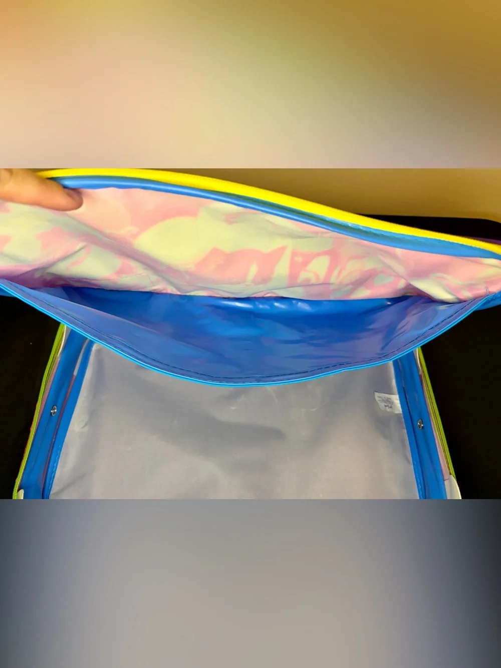 RARE 90s Kittens & Balloons Small Suitcase Lisa Frank Overnight Bag w/ Handle